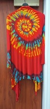 Long Sleeved Tie Dye Open
