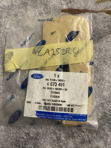 New genuine ford badge - genuine, rear