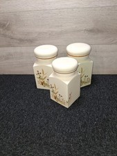 3 X St Michael "Harvest" Ceramic Storage Jars