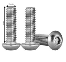 M8 x 55mm SOCKET BUTTON HEAD