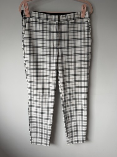 Zara white black check - zara,
