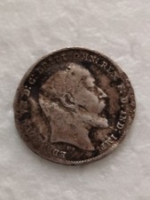 1903 Edward VII Silver 3/Three Pence Coin