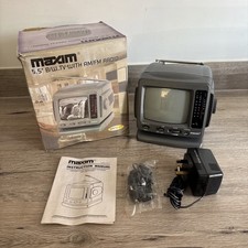 Maxim 5.5" TV AM/FM Radio Model MX11-07 Retro Gaming TESTED & WORKING Boxed