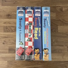 x4 Sooty VHS Video Tape Bundle