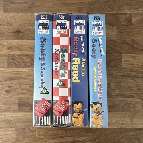 Sooty vhs video tape bundle - x4,