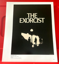 The Exorcist Linda Blair Movie/Film Poster Art PICTURE / PRINT 12" x 9.5"