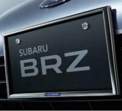 Subaru brz zd8 license plate - brz,