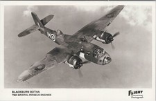 BLACKBURN BOTHA REAL PHOTO POSTCARD RPPC RAF ROYAL AIR FORCE PERSEUS ENGINES