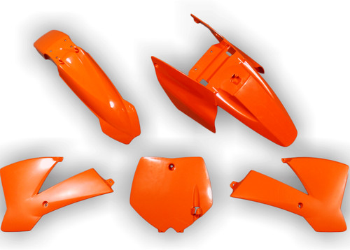 Plastics kit orange ktm 65 - orange,