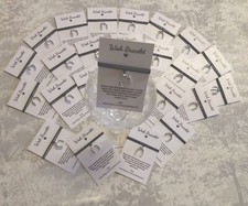 25 Wish Bracelets & Horse Shoe  charm/ wedding favour/party/ gifts/ bulk buy
