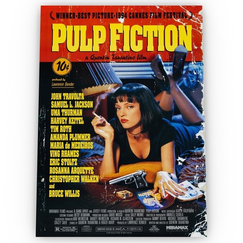 Pulp fiction movie poster - fiction,