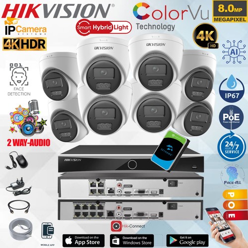 Hikvision colorvu poe cctv - colorvu,
