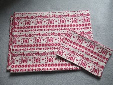 Emma Bridgewater Red & White Joy Christmas Winter Single Duvet Cover Set - NEW