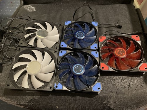 Various case fans and rgb - case,