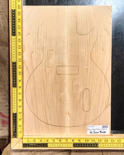 Maple guitar carve - guitar, top