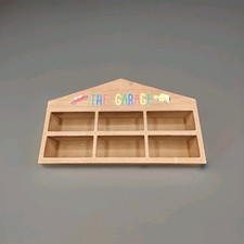 Vtg Wooden 'THE GARAGE' Toy