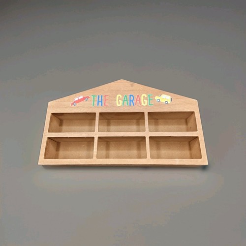 Vtg wooden the garage toy - garage',