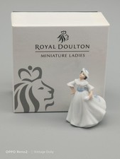 ROYAL DOULTON MINIATURE LADIES Margaret M205 BOXED