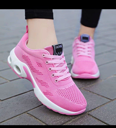 Women pink white mesh - women’s, pink/white