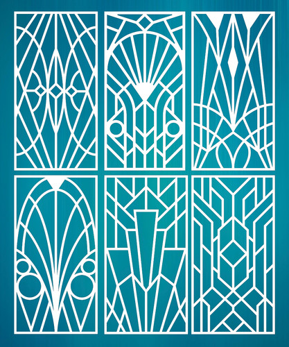 Art deco themed - mixed, media