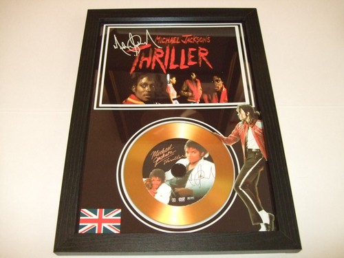 Michael jackson signed disc - signed,