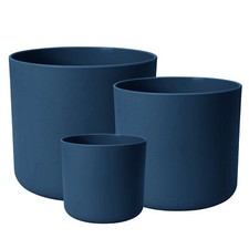 Blue Lisbon Ceramic Round Pot