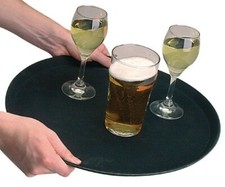 Bar Tray Round Non Slip 16"