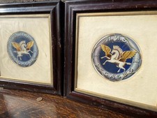 HMS PEGASUS Pair Antique Royal