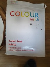 Colour Match High Quality  Moulded Toilet Seat In White
