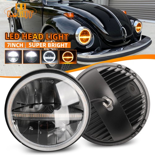 Dot led headlight hi lo - 7", hi-lo