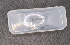 Specsavers Specs Glasses Hard Case Clear Plastic