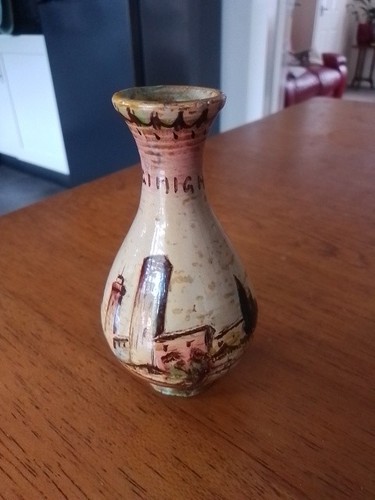Handpainted bud vase st - handpainted,