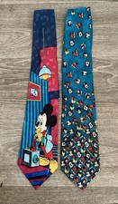 2 Vintage Mickey Mouse Ties