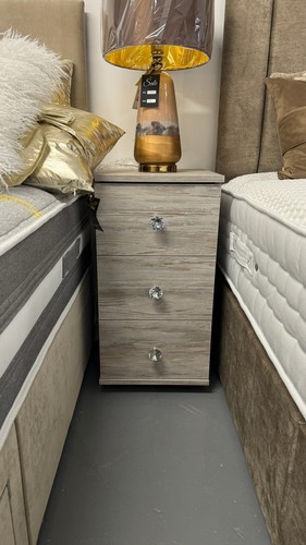 Drawer bedside cabinet dark - bedside,