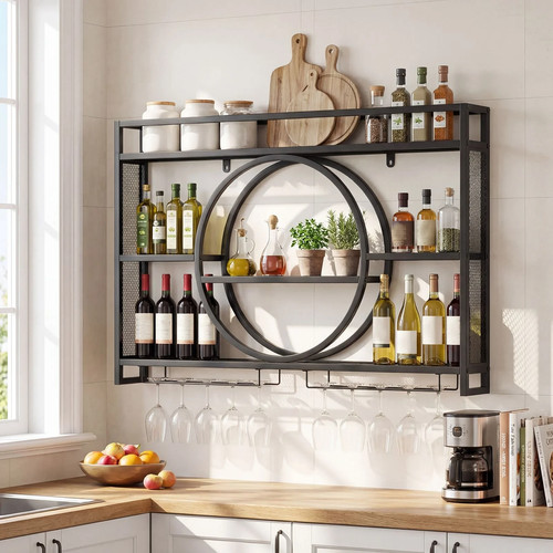 Floating wine rack - wine,