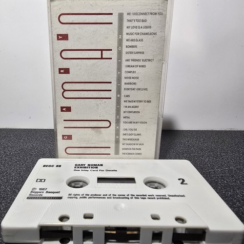 Gary numan exhibition cassette - gary,