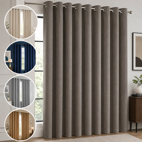 Blackout door curtain - blackout, thermal