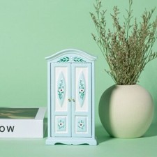 1:12 Scale Dollhouse Miniature Furniture Wooden Wardrobes Cabinet Accessories