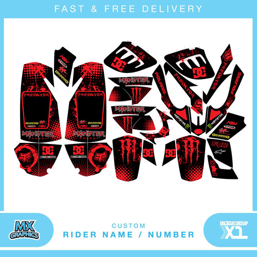 Polaris predator 500 stickers - 500,