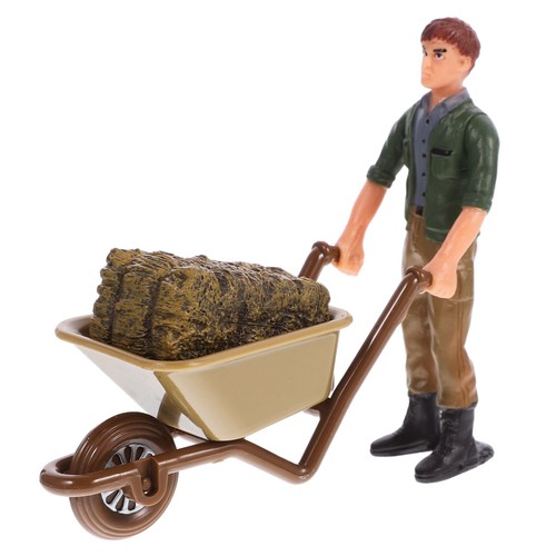 Toy farm buildings scene - scene, play