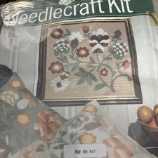 Twilleys of Stamford Needlecraft Tapestry Cushion Kit Vintage Floral 16” floral 