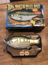 Vintage Gemmy Big Mouth Billy Bass Singing Fish 1999 Partly Working *Read Desc*