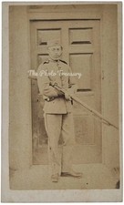 CDV RIFLE VOLUNTEER STOOD IN