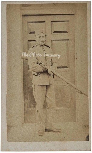 Cdv rifle volunteer stood - cdv,