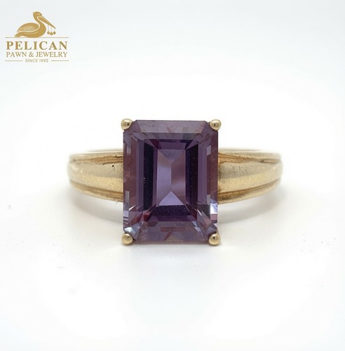 10kt yellow gold - 10kt, solitaire