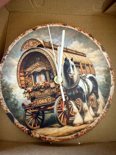 Bow top with horse - , wall