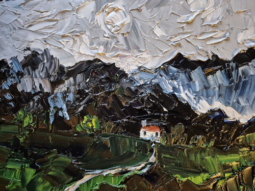Wales cottage oil - cottage,