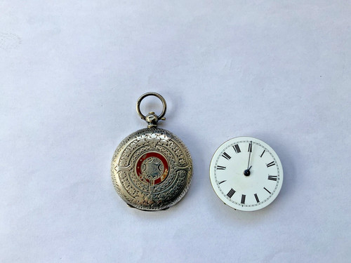 Antique silver pocket watch - pocket,
