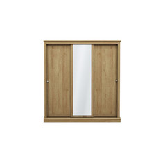 Devon Oak 3 Door Sliding