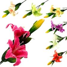 Stargazer Lily Spray! Artificial Flower Lilly Stems! Fake Silk
